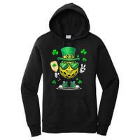 St. Patrick'S Day Lucky Pickleball Irish Shamrock Women's Pullover Hoodie