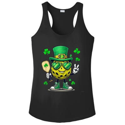 St. Patrick'S Day Lucky Pickleball Irish Shamrock Ladies PosiCharge Competitor Racerback Tank