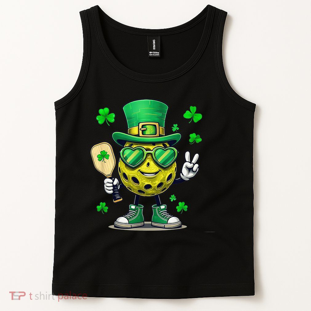 St. Patrick'S Day Lucky Pickleball Irish Shamrock Tank Top