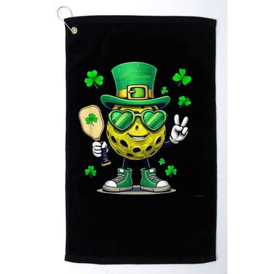 St. Patrick'S Day Lucky Pickleball Irish Shamrock Golf Towel
