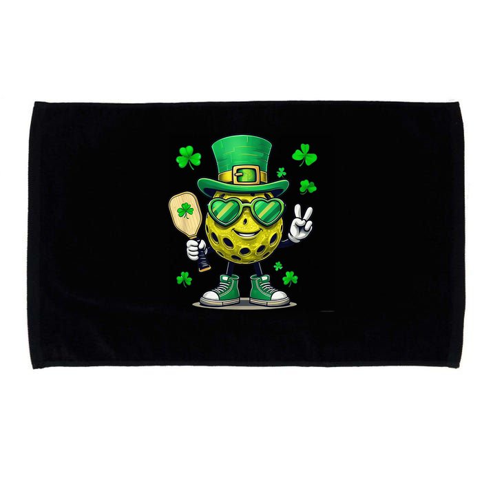 St. Patrick'S Day Lucky Pickleball Irish Shamrock Microfiber Hand Towel