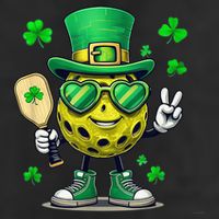 St. Patrick'S Day Lucky Pickleball Irish Shamrock Microfiber Hand Towel