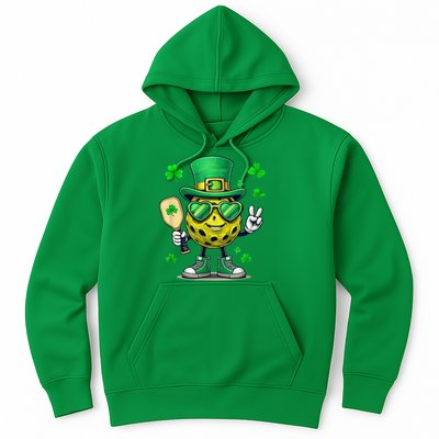 St. Patrick'S Day Lucky Pickleball Irish Shamrock Hoodie
