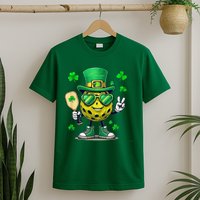 St. Patrick'S Day Lucky Pickleball Irish Shamrock T-Shirt