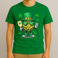 St. Patrick'S Day Lucky Pickleball Irish Shamrock T-Shirt