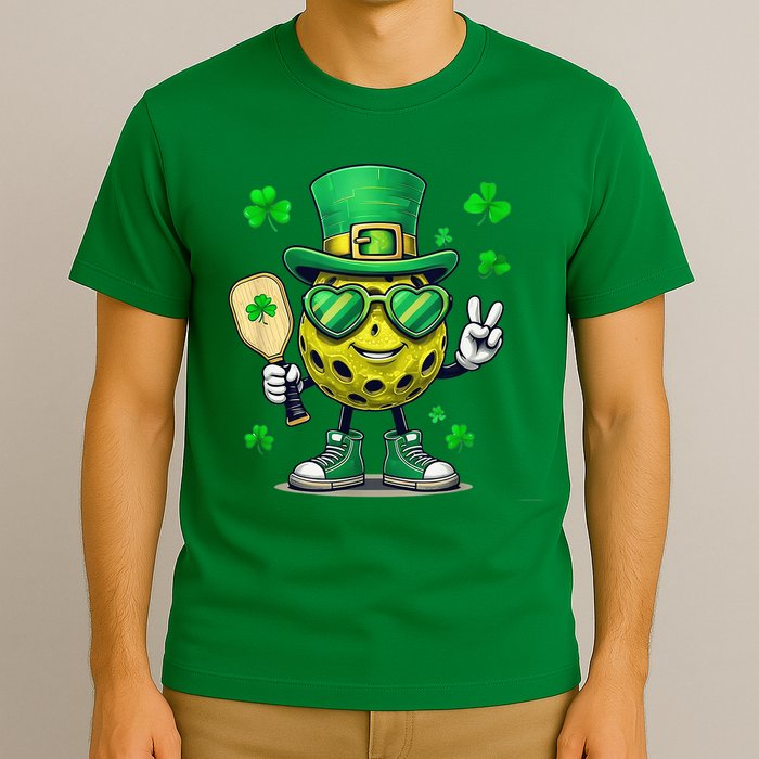 St. Patrick'S Day Lucky Pickleball Irish Shamrock T-Shirt