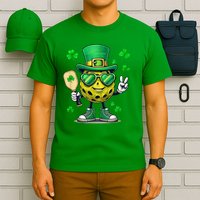 St. Patrick'S Day Lucky Pickleball Irish Shamrock T-Shirt