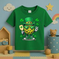 St. Patrick'S Day Lucky Pickleball Irish Shamrock Toddler T-Shirt