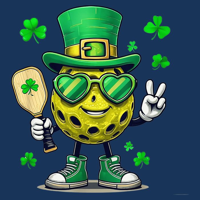 St. Patrick'S Day Lucky Pickleball Irish Shamrock Infant Baby Jersey Bodysuit