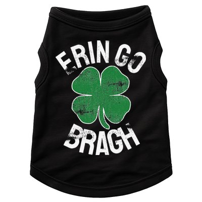 St. Patrick's Day Shamrock Erin Go Bragh Irish Saint Paddy's Doggie Tank