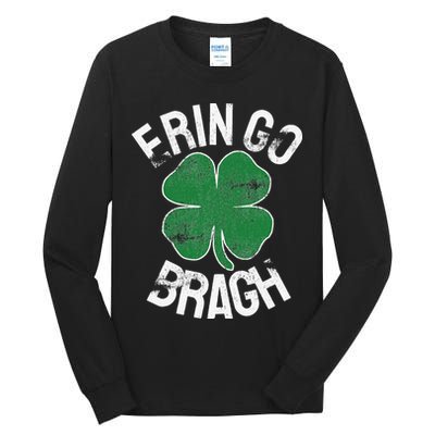 St. Patrick's Day Shamrock Erin Go Bragh Irish Saint Paddy's Tall Long Sleeve T-Shirt