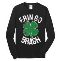 St. Patrick's Day Shamrock Erin Go Bragh Irish Saint Paddy's Tall Long Sleeve T-Shirt