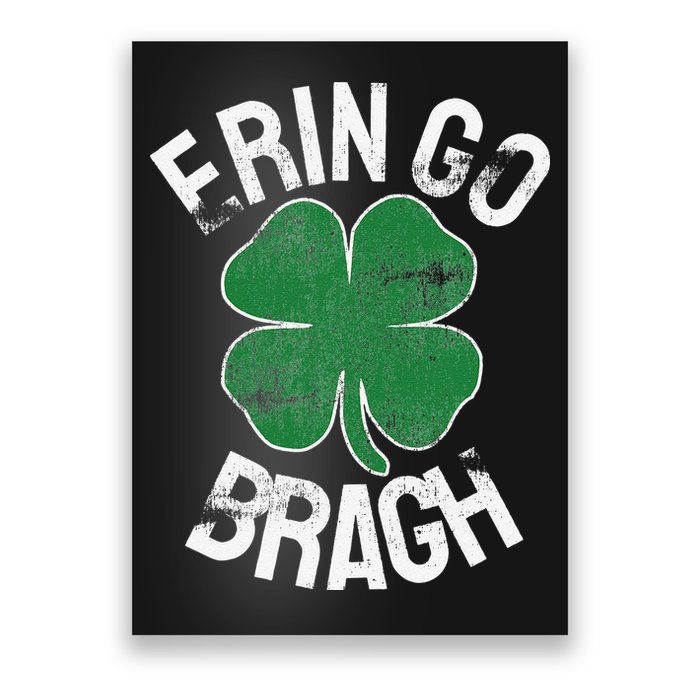 St. Patrick's Day Shamrock Erin Go Bragh Irish Saint Paddy's Poster