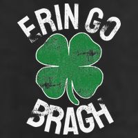 St. Patrick's Day Shamrock Erin Go Bragh Irish Saint Paddy's 25L Jumbo Tote