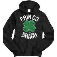 St. Patrick's Day Shamrock Erin Go Bragh Irish Saint Paddy's Tie Dye Hoodie