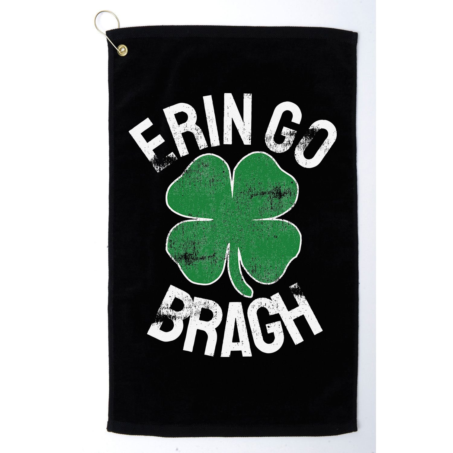 St. Patrick's Day Shamrock Erin Go Bragh Irish Saint Paddy's Golf Towel