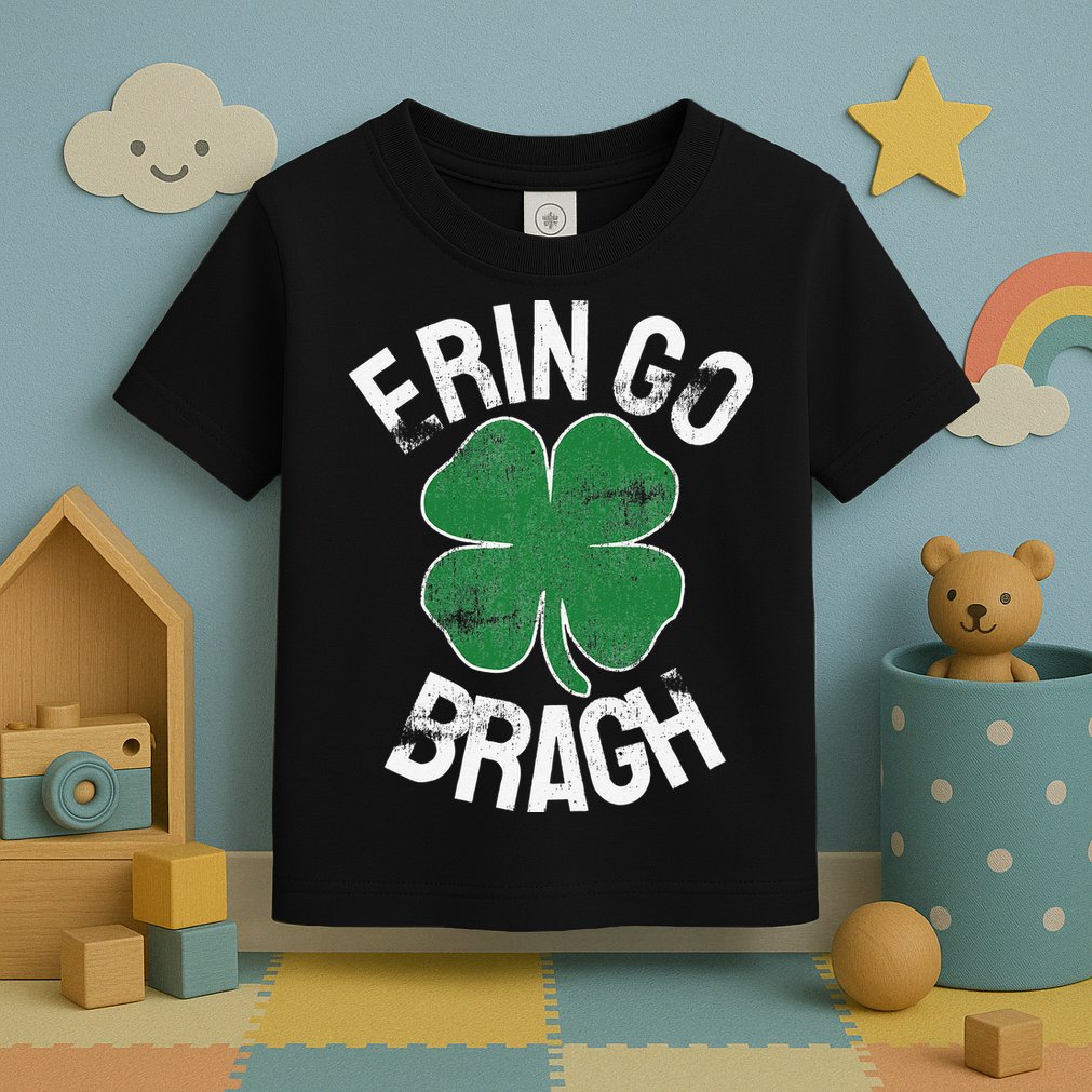 St. Patrick's Day Shamrock Erin Go Bragh Irish Saint Paddy's Toddler T-Shirt