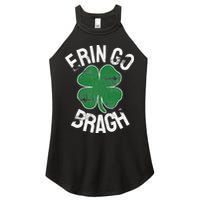 St. Patrick's Day Shamrock Erin Go Bragh Irish Saint Paddy's Women's Perfect Tri Rocker Tank
