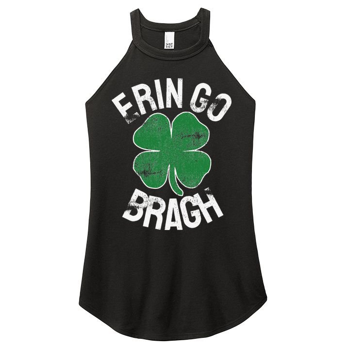 St. Patrick's Day Shamrock Erin Go Bragh Irish Saint Paddy's Women's Perfect Tri Rocker Tank