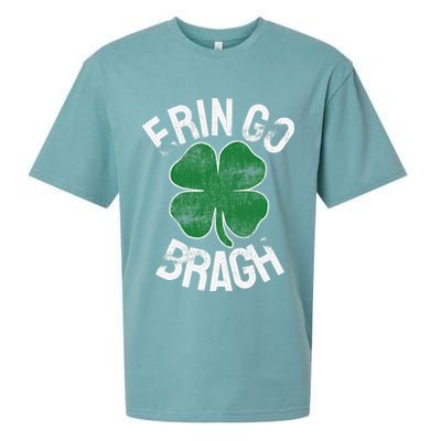 St. Patrick's Day Shamrock Erin Go Bragh Irish Saint Paddy's Sueded Cloud Jersey T-Shirt