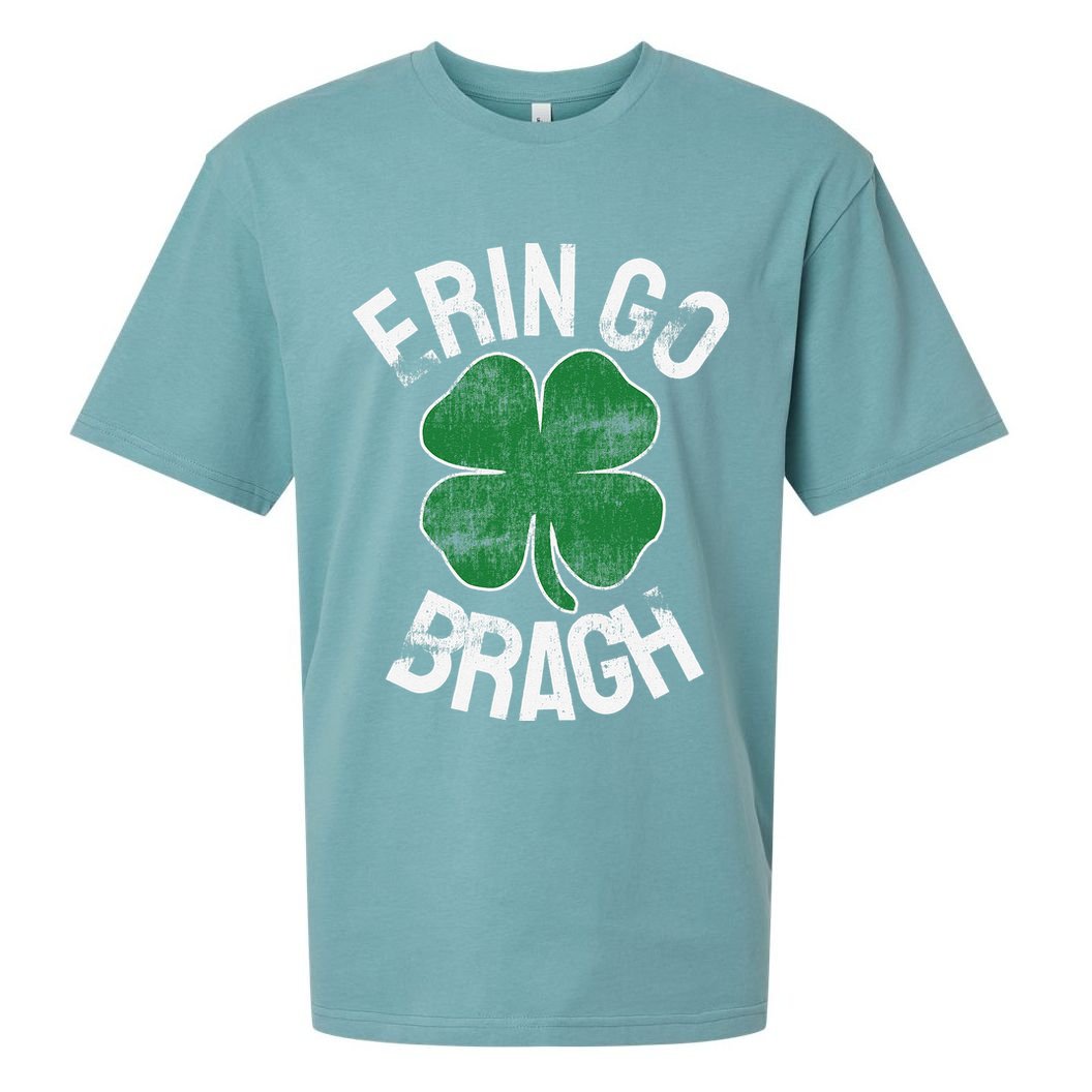 St. Patrick's Day Shamrock Erin Go Bragh Irish Saint Paddy's Sueded Cloud Jersey T-Shirt