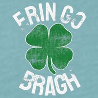 St. Patrick's Day Shamrock Erin Go Bragh Irish Saint Paddy's Sueded Cloud Jersey T-Shirt