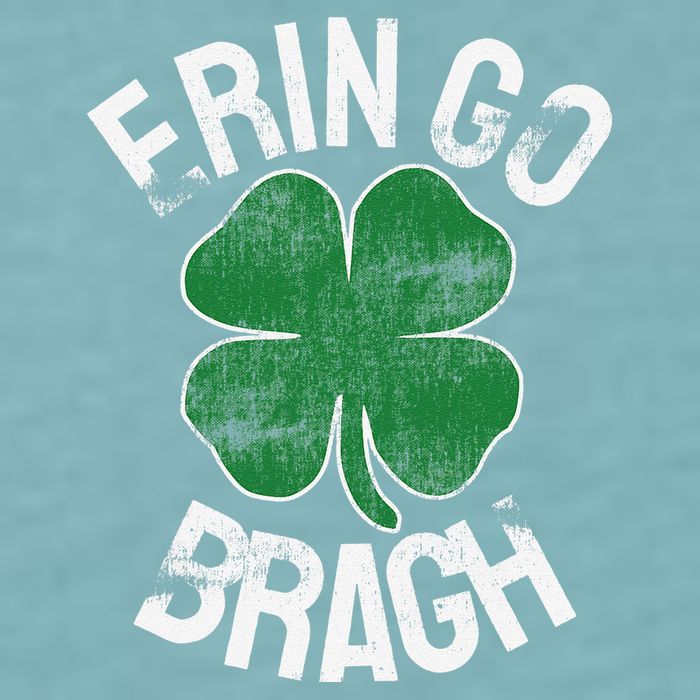 St. Patrick's Day Shamrock Erin Go Bragh Irish Saint Paddy's Sueded Cloud Jersey T-Shirt