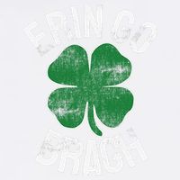 St. Patrick's Day Shamrock Erin Go Bragh Irish Saint Paddy's Garment-Dyed Sweatshirt