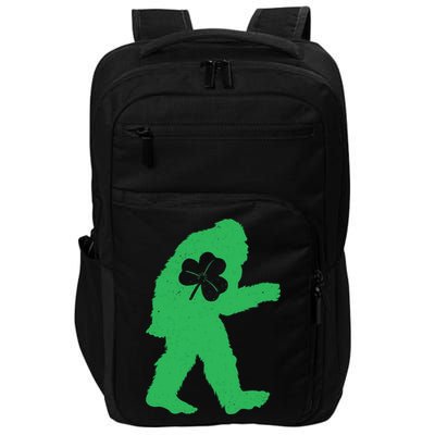 St Patricks Day Bigfoot Irish Sasquatch Saint Paddy's Impact Tech Backpack