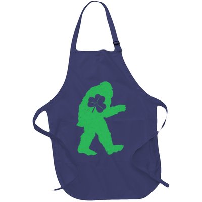 St Patricks Day Bigfoot Irish Sasquatch Saint Paddy's Apron