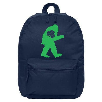 St Patricks Day Bigfoot Irish Sasquatch Saint Paddy's 16 in Basic Backpack