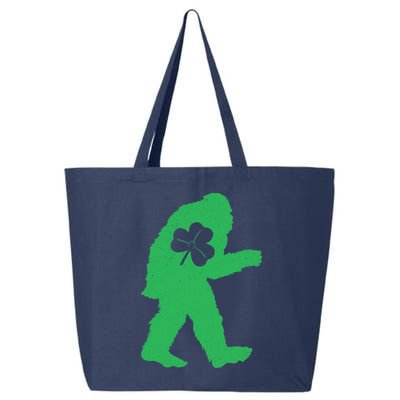 St Patricks Day Bigfoot Irish Sasquatch Saint Paddy's 25L Jumbo Tote