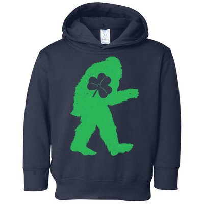 St Patricks Day Bigfoot Irish Sasquatch Saint Paddy's Toddler Hoodie