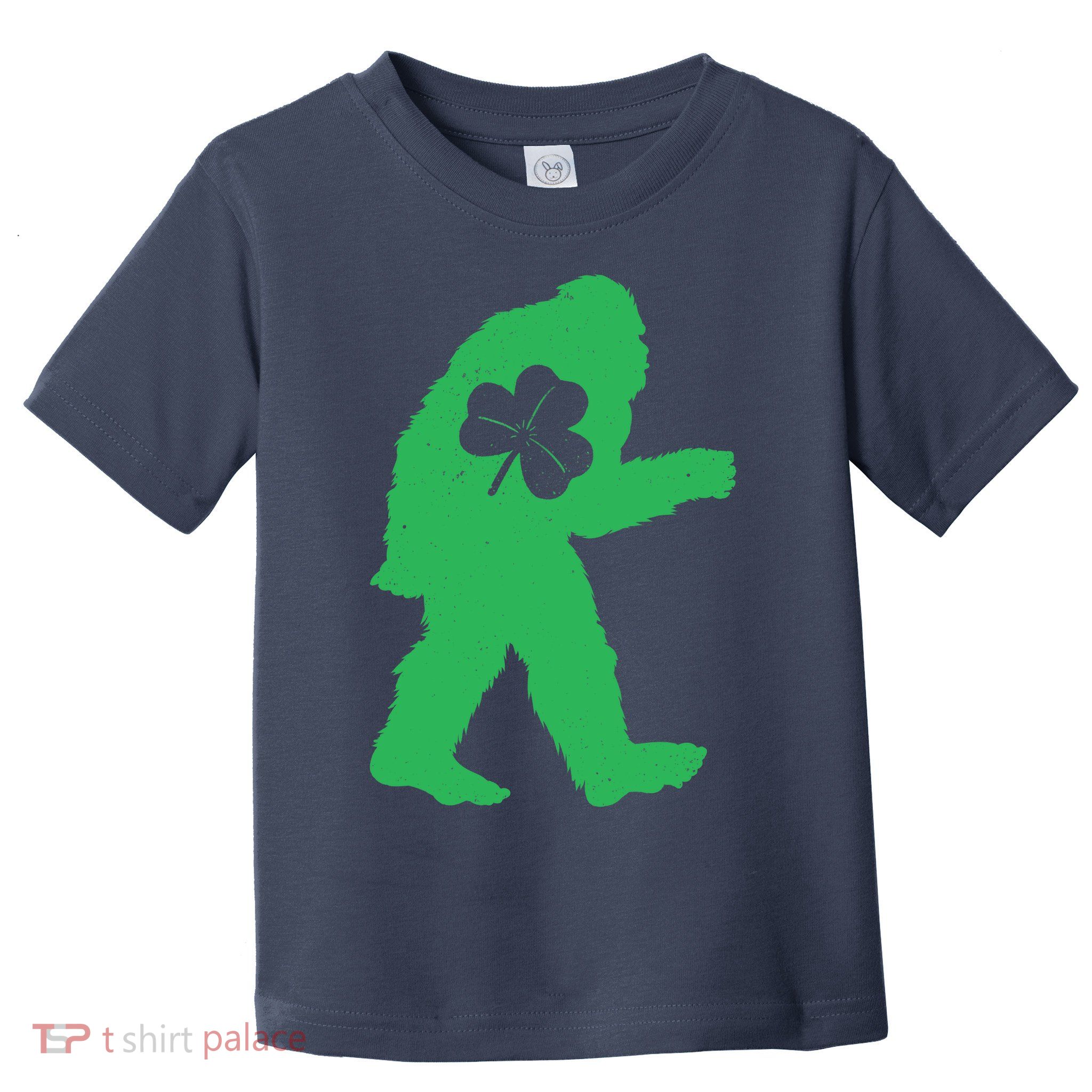 St Patricks Day Bigfoot Irish Sasquatch Saint Paddy's Toddler T-Shirt