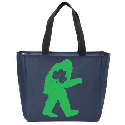 St Patricks Day Bigfoot Irish Sasquatch Saint Paddy's Zip Tote Bag