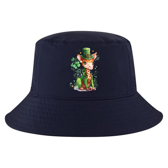 St Patrick's Day Irish Funny Giraffe Saint Patrick's Day Cool Comfort Performance Bucket Hat