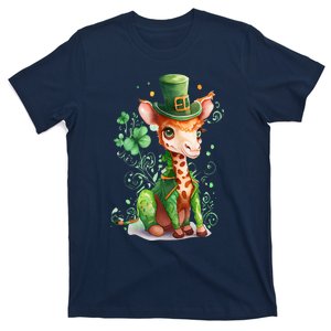 St Patrick's Day Irish Funny Giraffe Saint Patrick's Day T-Shirt