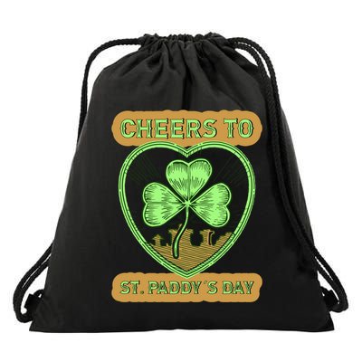 St Patricks Day Irishamerican Tradition Shamrock Gift Drawstring Bag