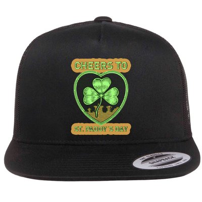 St Patricks Day Irishamerican Tradition Shamrock Gift Flatbill Hat