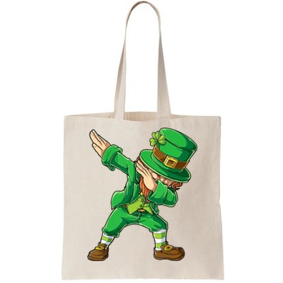 St Patricks Day Dabbing Leprechaun Boy Girl Dab Dance Tote Bag