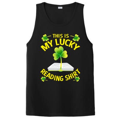 St Patricks Day Gift Lucky Reading Gift PosiCharge Competitor Tank