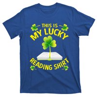 St Patricks Day Gift Lucky Reading Gift T-Shirt