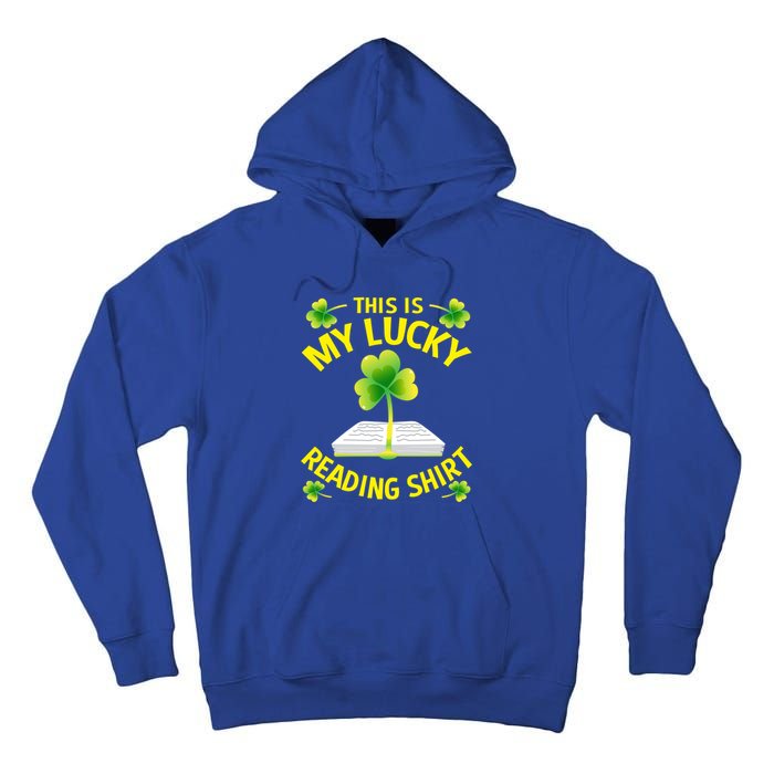 St Patricks Day Gift Lucky Reading Gift Tall Hoodie