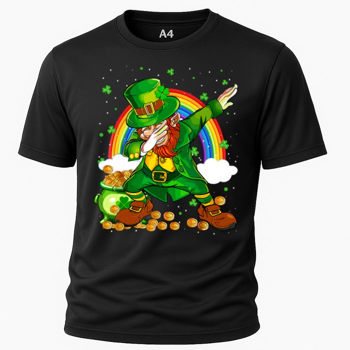 St Patricks Day Dabbing Leprechaun Boy Funny Dab Dance Performance Shirt