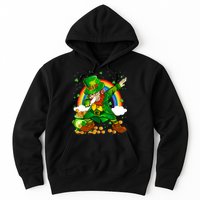 St Patricks Day Dabbing Leprechaun Boy Funny Dab Dance Hoodie
