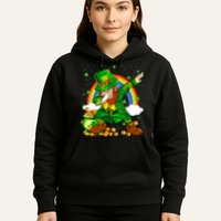 St Patricks Day Dabbing Leprechaun Boy Funny Dab Dance Hoodie