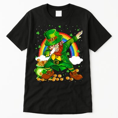 St Patricks Day Dabbing Leprechaun Boy Funny Dab Dance Tall T-Shirt