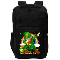 St Patricks Day Dabbing Leprechaun Boy Funny Dab Dance Impact Tech Backpack