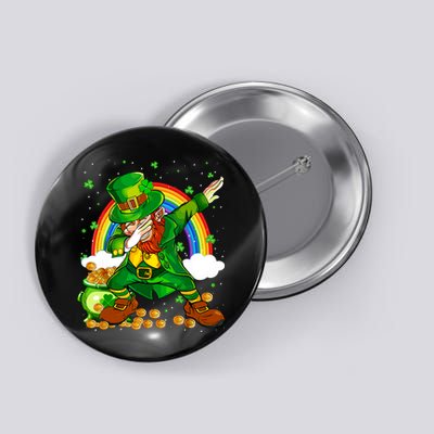 St Patricks Day Dabbing Leprechaun Boy Funny Dab Dance Button