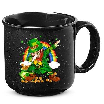 St Patricks Day Dabbing Leprechaun Boy Funny Dab Dance 15oz Campfire Ceramic Mug